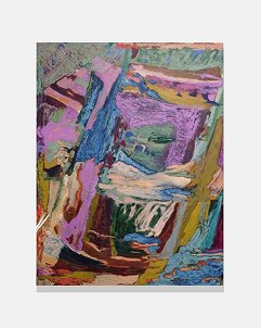 Twin Spring, 2025 Oil on linen, 177.8 &times; 116.2 cm (70 &times; 45.75 in)