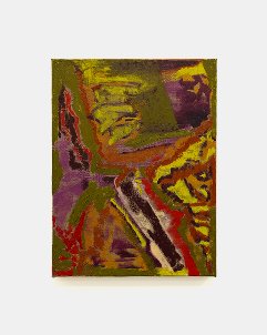 Spiral, 2025 Oil on canvas, 46.4 &times; 31.8 cm (18.25 &times; 12.5 in)