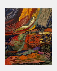 Spiral, 2025 Oil on canvas, 46.4 &times; 31.8 cm (18.25 &times; 12.5 in)
